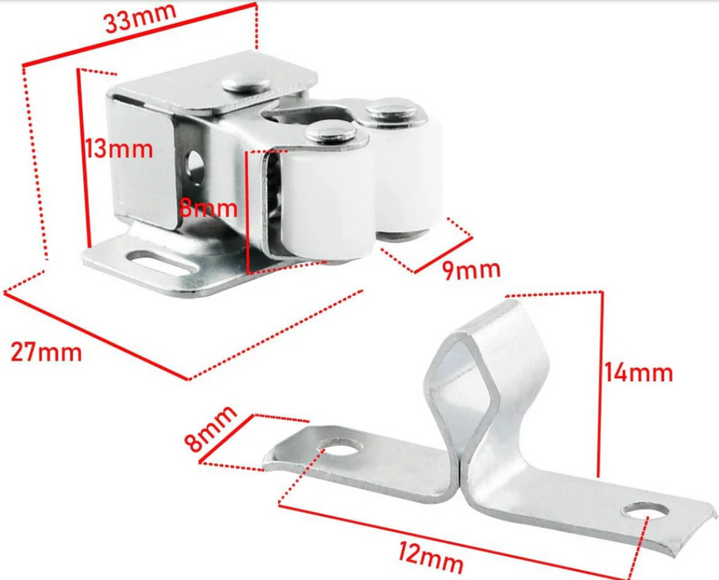 Loquet magnétique adhésif pour placard et armoire – Fermeture sans perçage